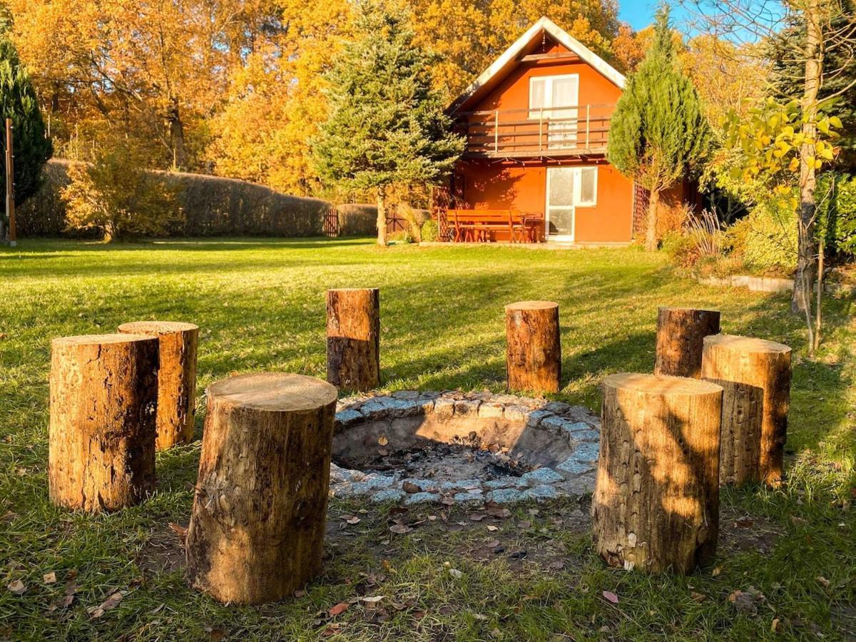 Rajska Cisza - Caloroczny Prywatny Domek W Lesie Nad Jeziorem - Sauna I Balia Krąg Exterior foto