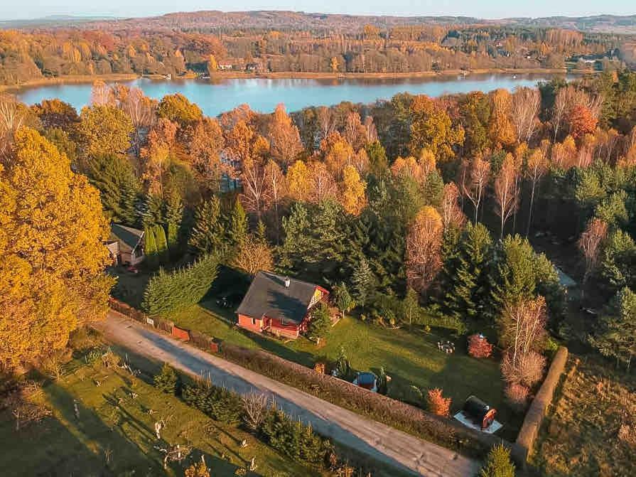 Rajska Cisza - Caloroczny Prywatny Domek W Lesie Nad Jeziorem - Sauna I Balia Krąg Exterior foto