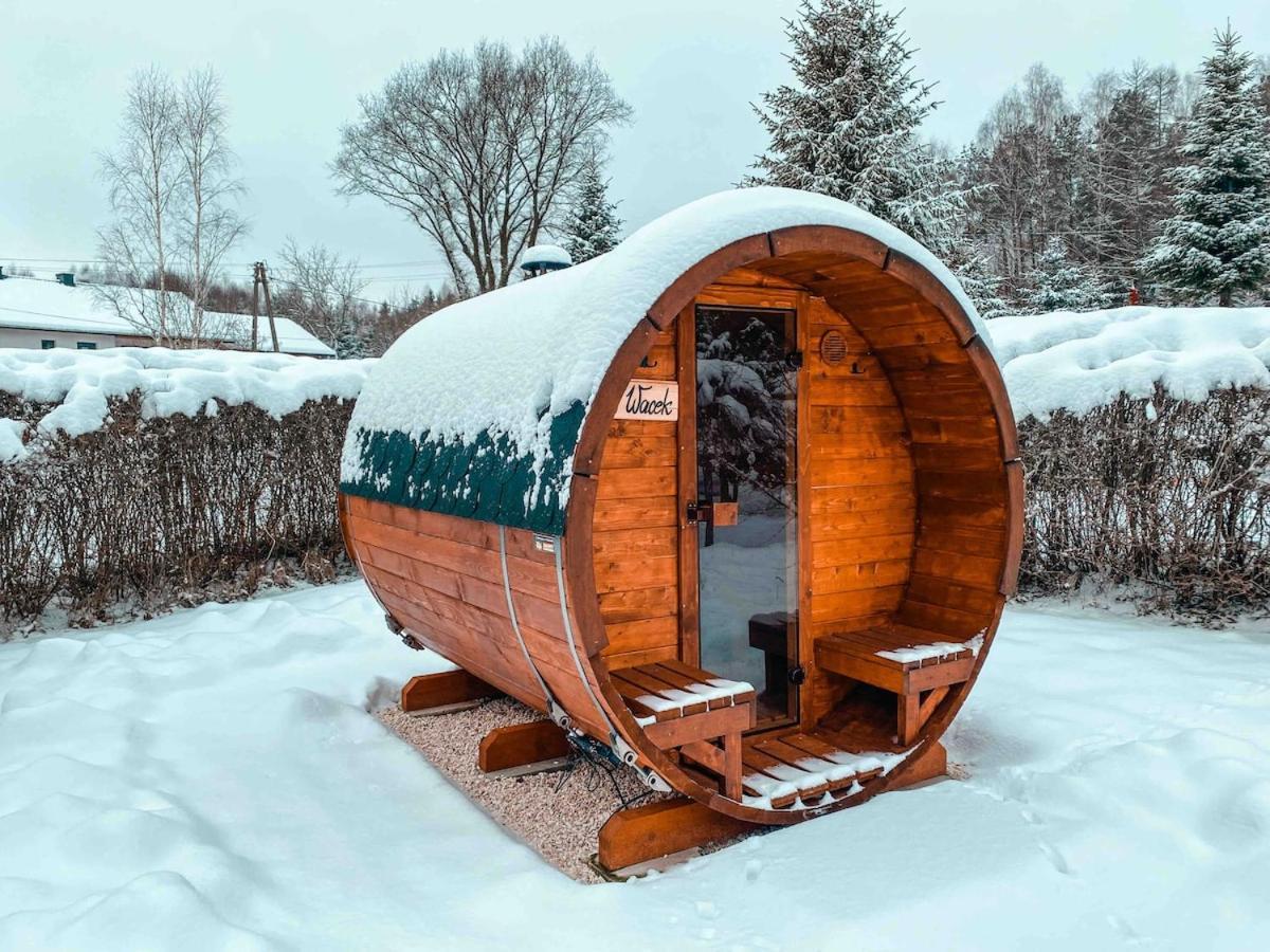 Rajska Cisza - Caloroczny Prywatny Domek W Lesie Nad Jeziorem - Sauna I Balia Krąg Exterior foto