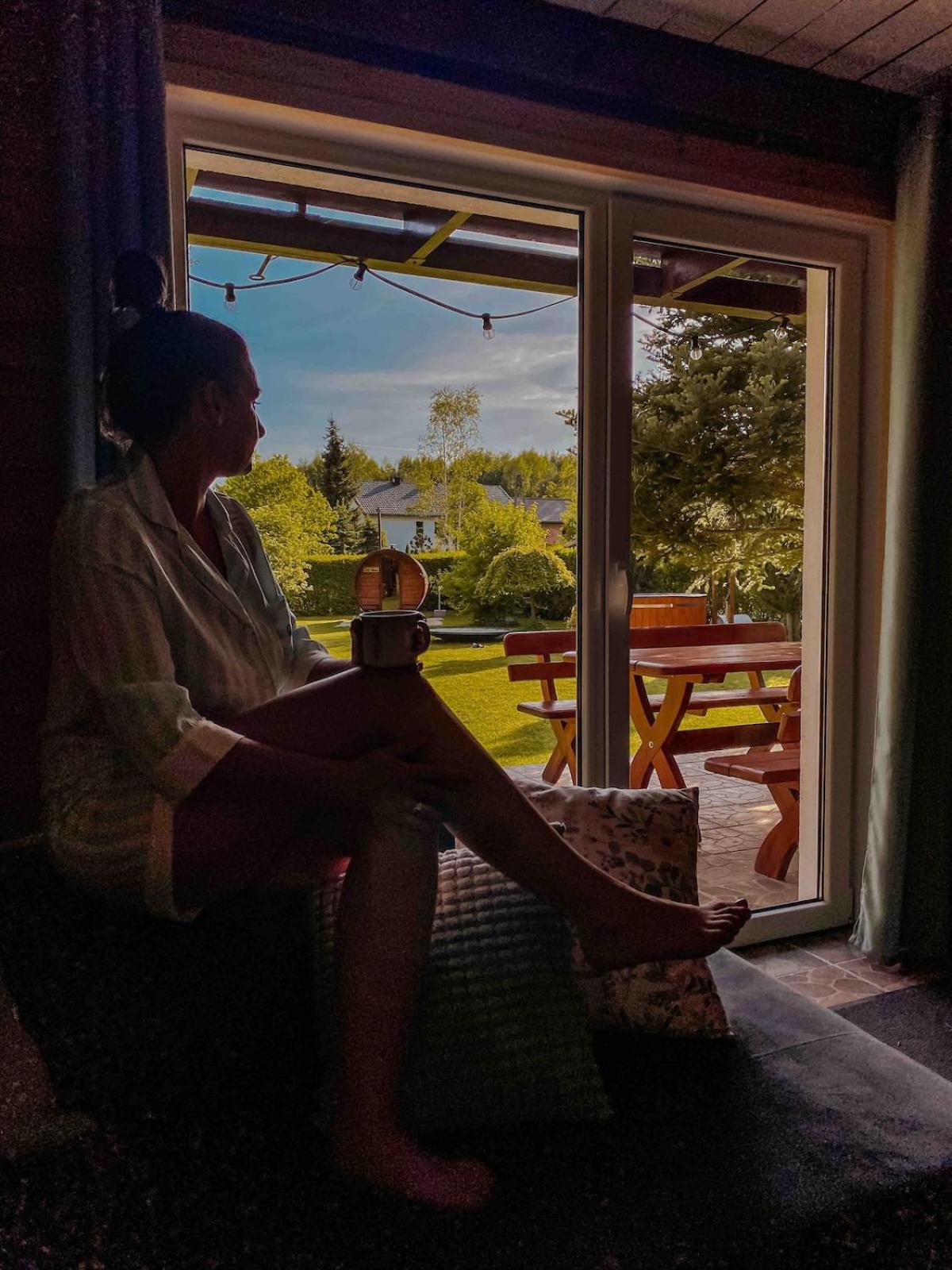 Rajska Cisza - Caloroczny Prywatny Domek W Lesie Nad Jeziorem - Sauna I Balia Krąg Exterior foto
